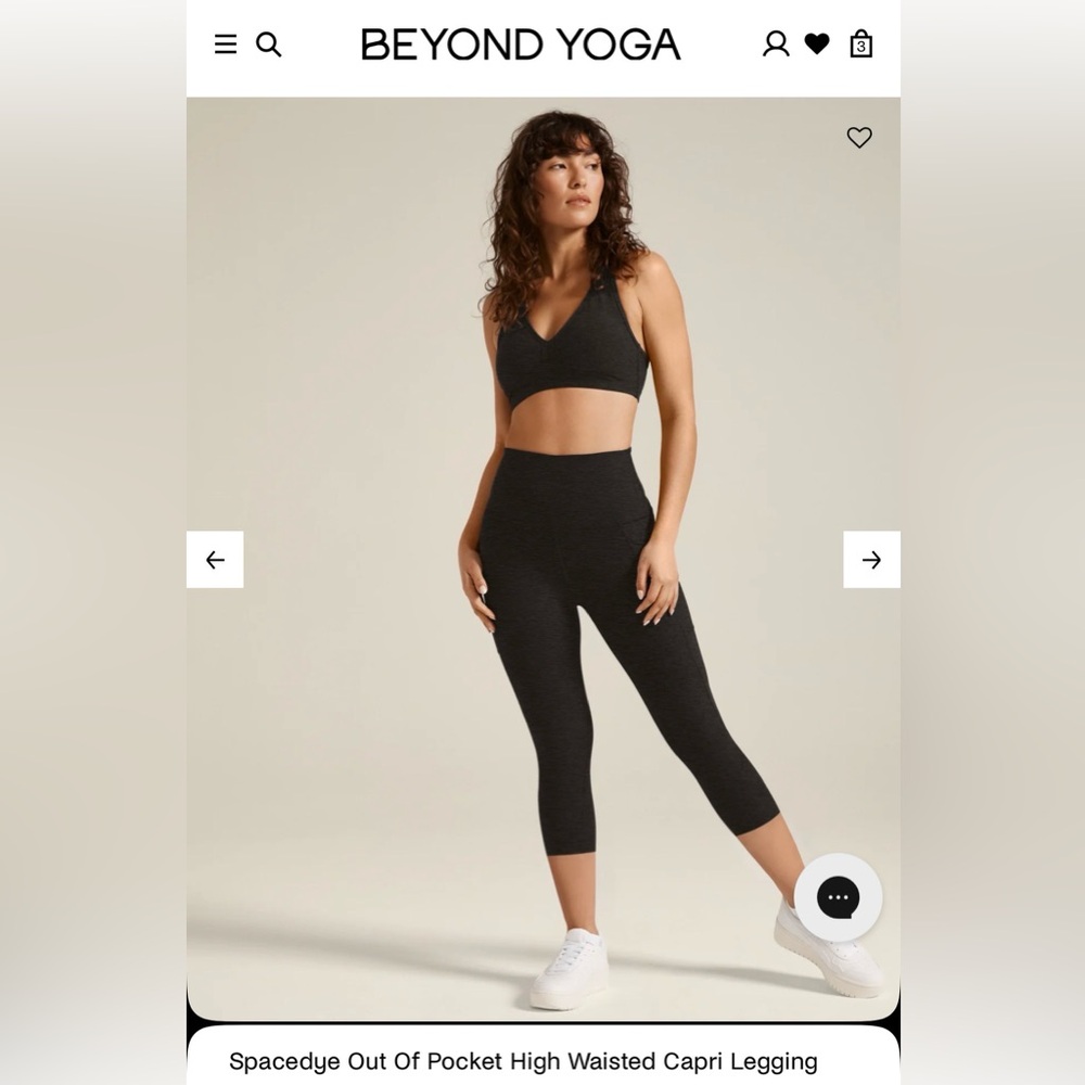 Spacedye Out Of Pocket High Waisted Capri Legging - Darkest Night